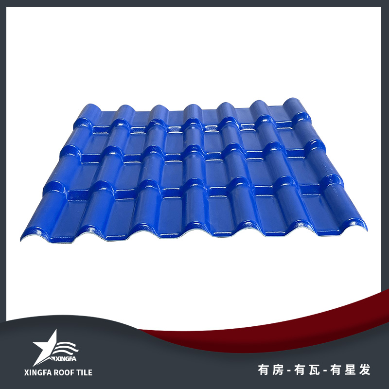 桂林深蓝色合成树脂瓦 桂林市政工程树脂瓦 运输便捷安装方便 桂林树脂瓦厂家